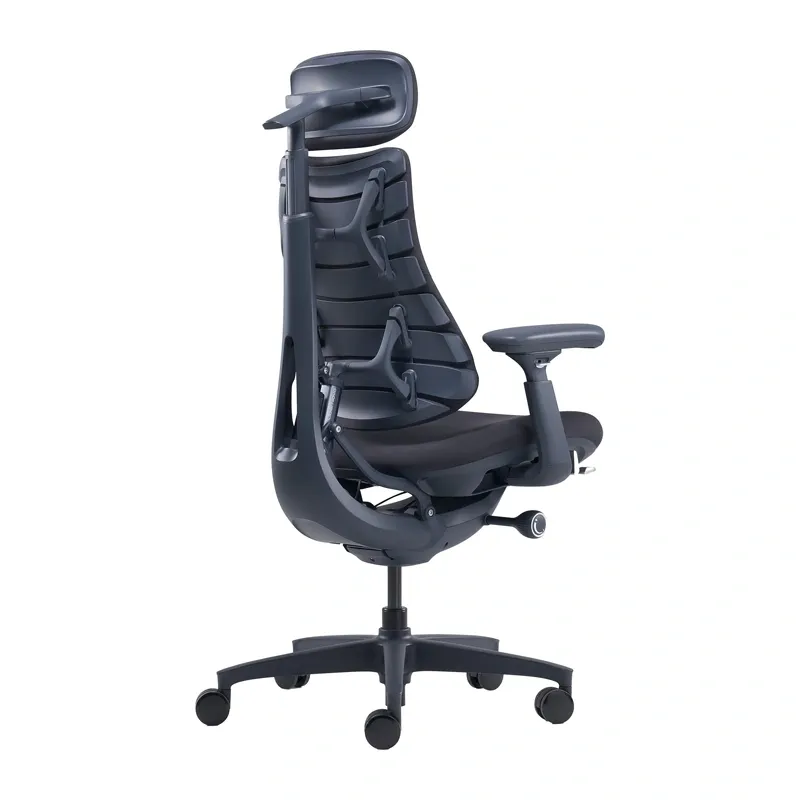 Krzesło Ergonomiczne LIBERNOVO Omni 45cm - Czarne