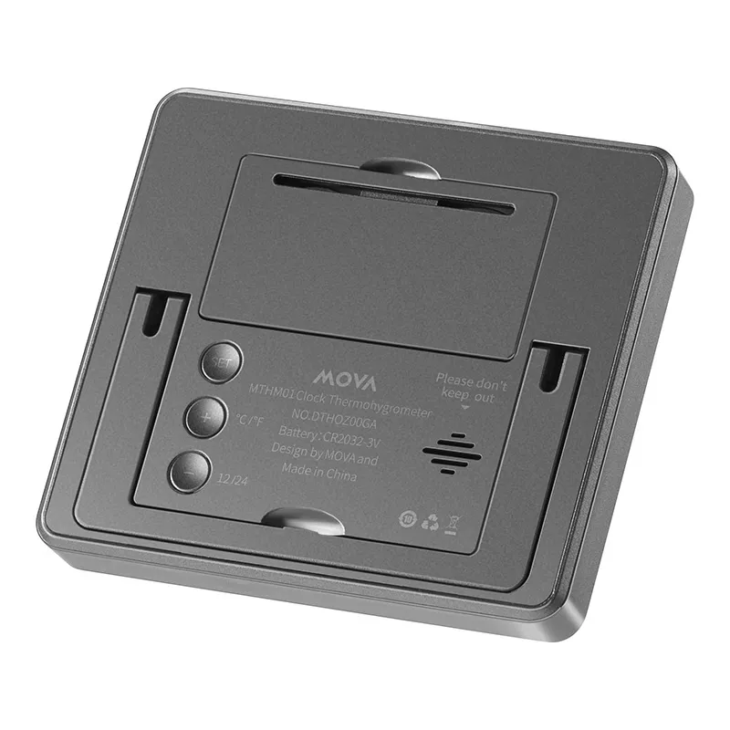 Termometr I Higrometr MOVA MTHM01 Z Zegarem LCD