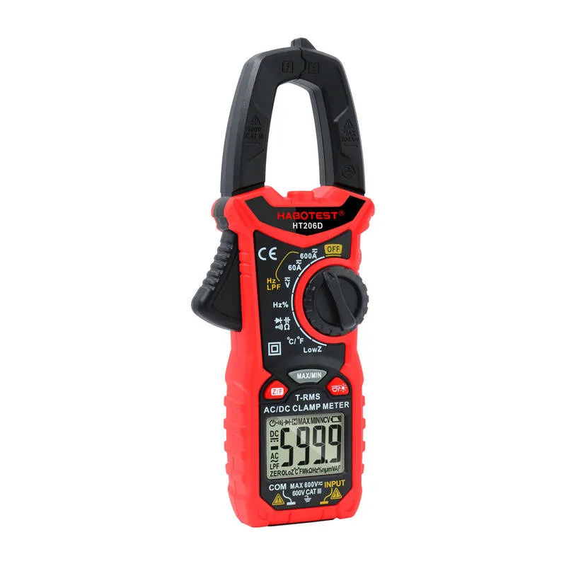 Miernik Cęgowy HABOTEST HT206D True RMS NCV LPF Do 600V