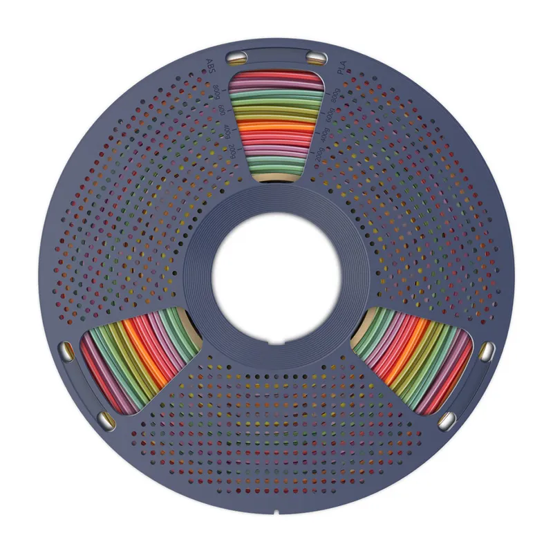 Filament SUNLU PLA 1.75mm 1kg Rainbow 01 - Tęczowy