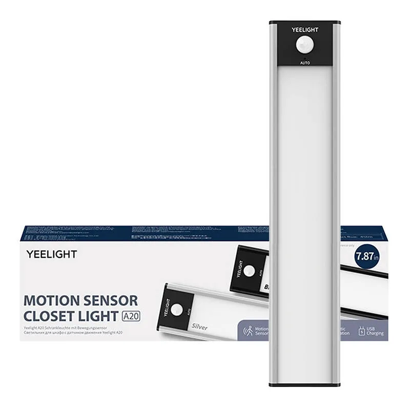 Lampka Do Szafy YEELIGHT Closet Light 20cm 2700K (Srebrna)