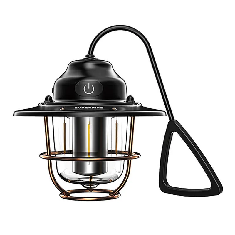 Lampa Kempingowa SUPERFIRE T57 320LM Akumulatorowa - Czarny