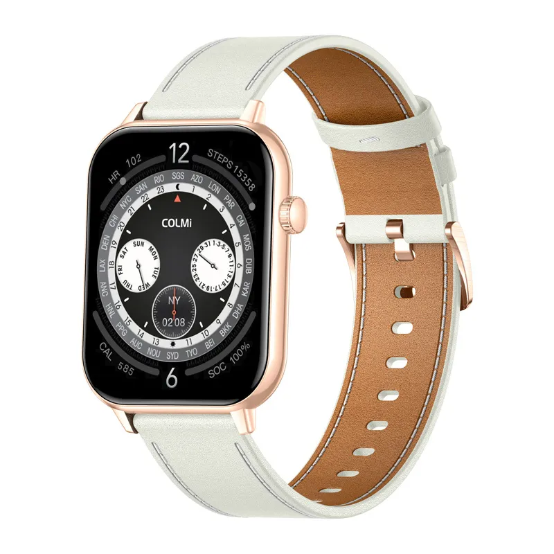 Smartwatch COLMI C28 AMOLED 1,93" Kwadratowy - Złoty