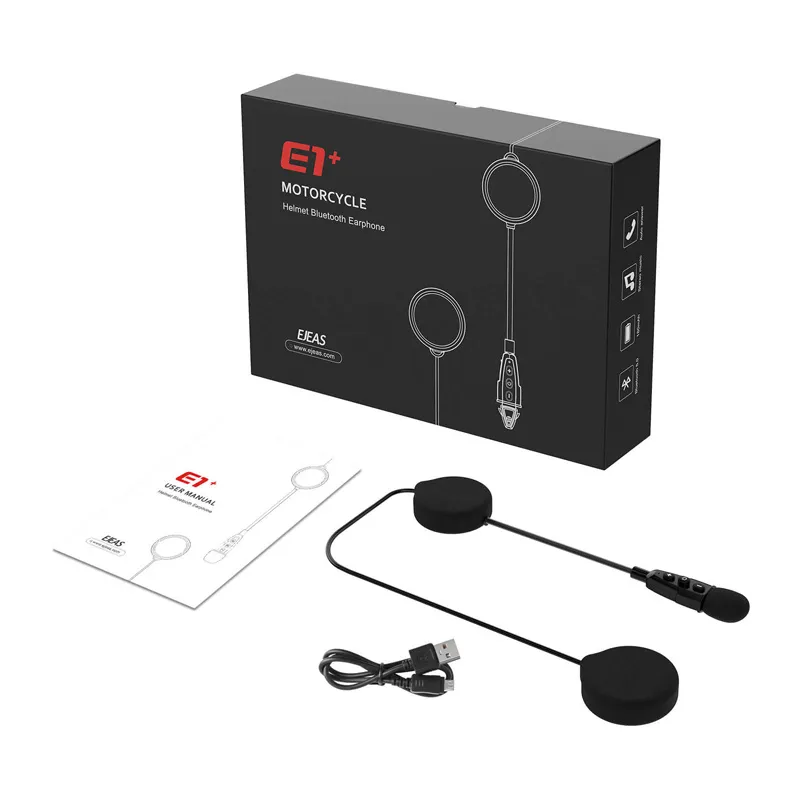 Zestaw Słuchawkowy Bluetooth EJEAS E1+ Do Kasku