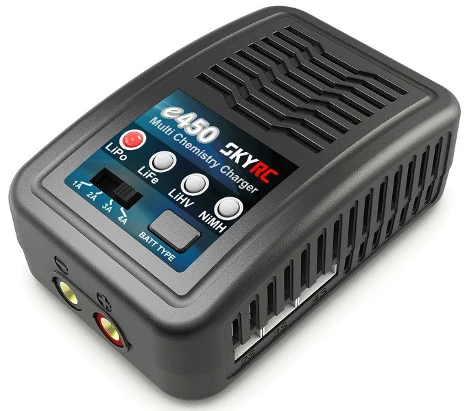 Ładowarka SKYRC E450 Uniwersalna 2-4S LiPo/LiFe/NiMH 50W