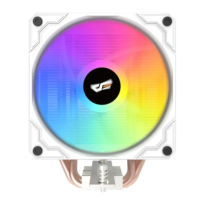 Chłodzenie CPU DARKFLASH M400 ARGB TDP 200W Wyświetlacz - Białe