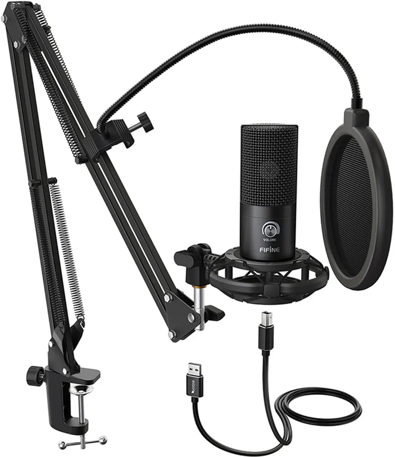 Mikrofon Studyjny FIFINE T669 (Czarny)