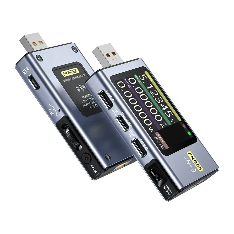 Tester Portu USB Z Bluetooth FNIRSI FNB58 BT - Moc Do 240W