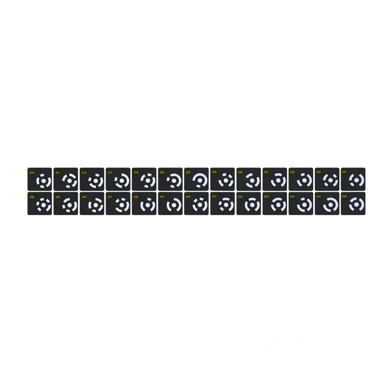 Magnetyczne Markery REVOPOINT 208 szt. - Kodowane Do MIRACO Plus
