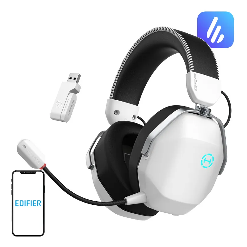 Słuchawki Gamingowe EDIFIER HECATE G5 Max Bluetooth 5.0 - Białe