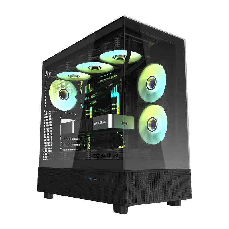 Obudowa Komputerowa DARKFLASH DPX90 Z 3 Wentylatorami - Czarna