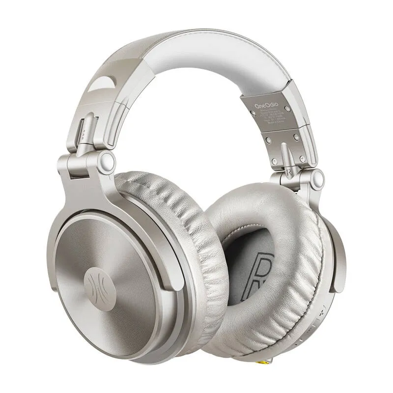 Słuchawki Bezprzewodowe ONEODIO Pro C Nauszne Bluetooth 5.1 - Srebrne