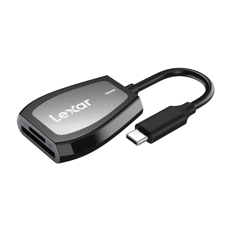Czytnik Kart LEXAR Dual-Slot SD/MicroSD USB-C Do 312 MB/S
