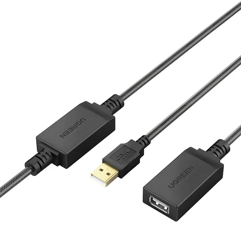 Kabel UGREEN USB-A 20m Aktywny Z Wzmacniaczem - Czarny