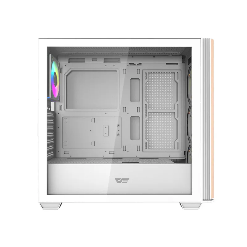 Obudowa Komputerowa DARKFLASH DS900WS Z 4 Wentylatorem ARGB - Biała
