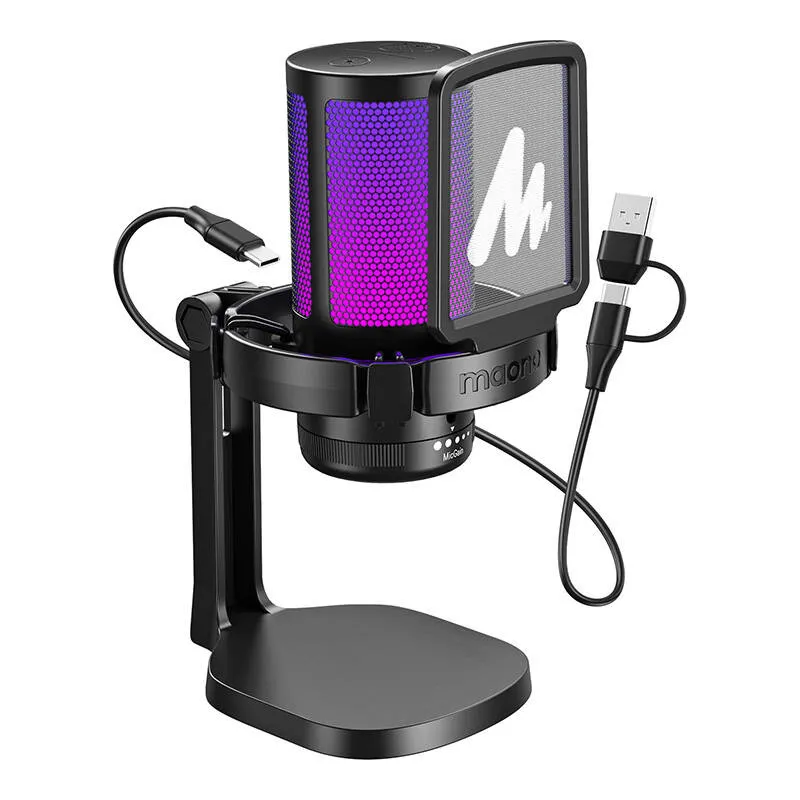 Mikrofon Gamingowy MAONO DGM20 Pojemnościowy USB - Czarny