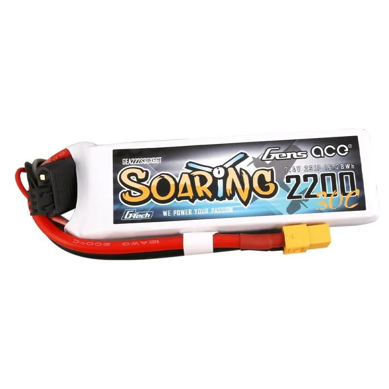 Akumulator GENS ACE G-Tech Soaring 2200mAh 7.4V 30C XT60