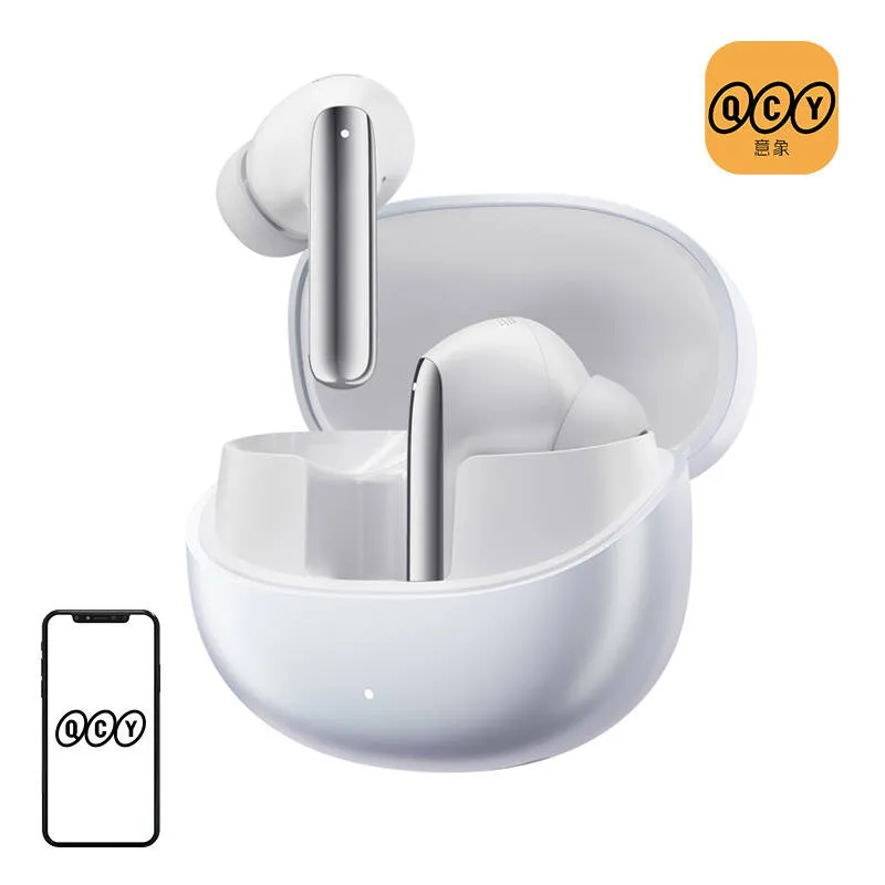 Słuchawki TWS QCY MeloBuds Pro HT08 Z ANC - Białe