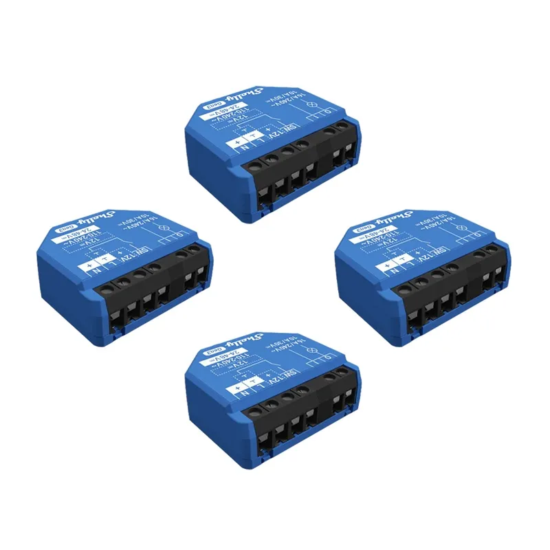 Sterownik SHELLY 1 GEN3 Wi-Fi/Bluetooth Zestaw 4 szt