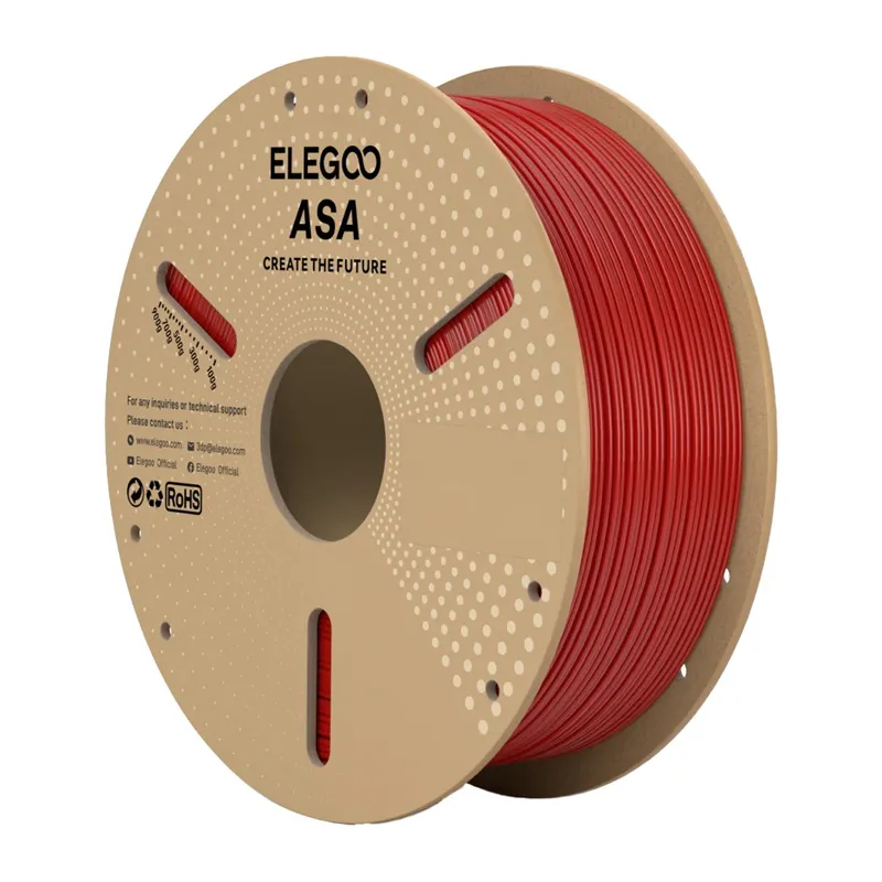 Filament ASA ELEGOO 1,75 mm Do Druku 3D - Czerwony