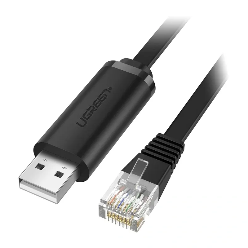 Kabel Konsolowy USB Do RJ45 UGREEN CM204 3m - Czarny
