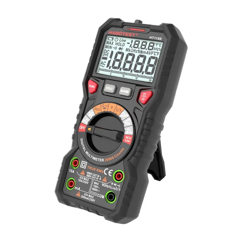 Multimetr Cyfrowy HABOTEST HT118E True RMS NCV 20000 Zliczeń