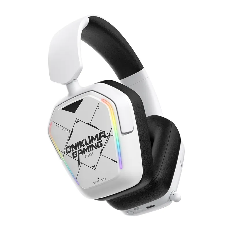 Słuchawki Gamingowe ONIKUMA BT883 Nauszne Bluetooth 5.4 - Białe