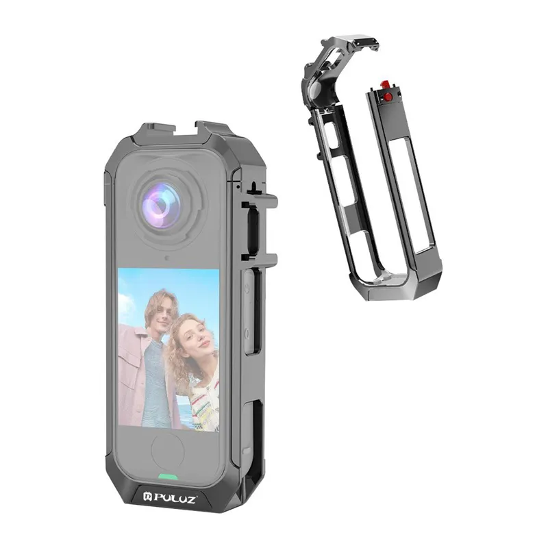 Metalowa Obudowa Ochronna PULUZ Dla INSTA360 X4 Air - Szara