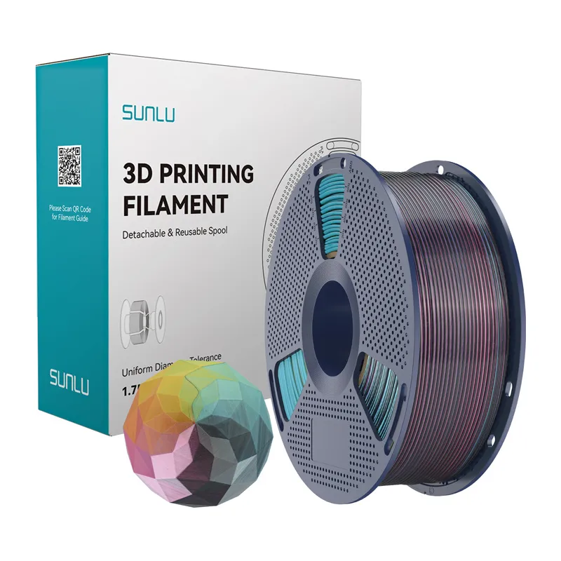 Filament SUNLU PLA+ Silk Forth-Color 1.75mm 1kg