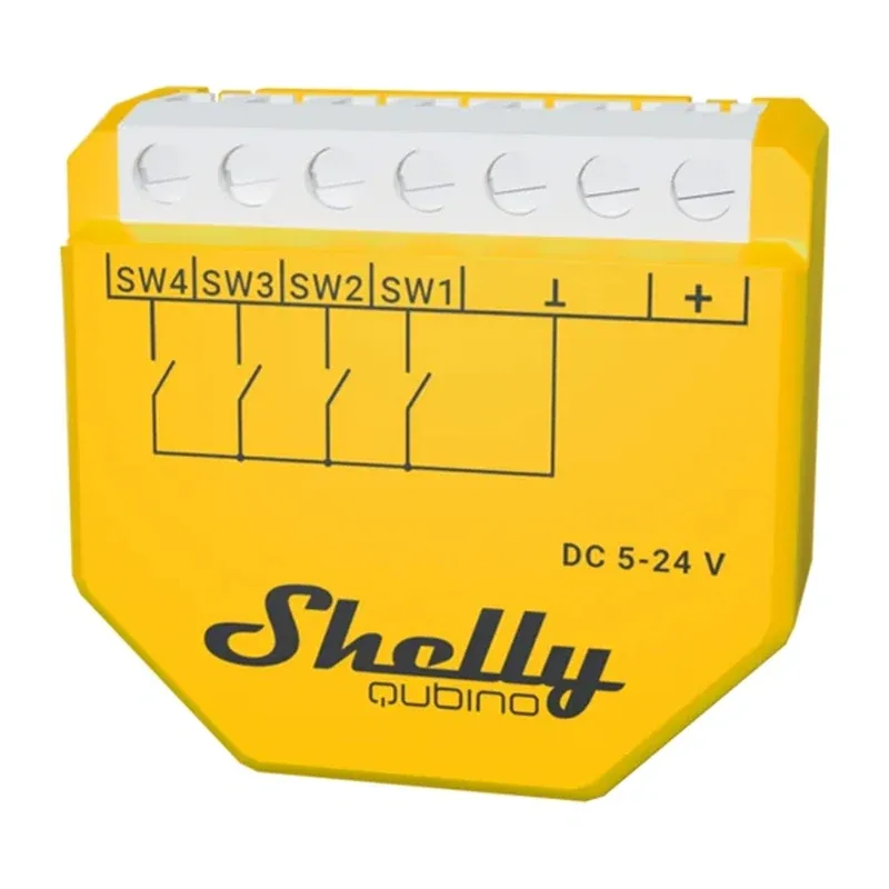 Przełącznik SHELLY Wave I4 DC - Sterownik Z-Wave 4 Wejścia