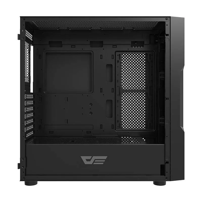 Obudowa Komputerowa DARKFLASH DK431 Glass + 4 RGB - Czarna