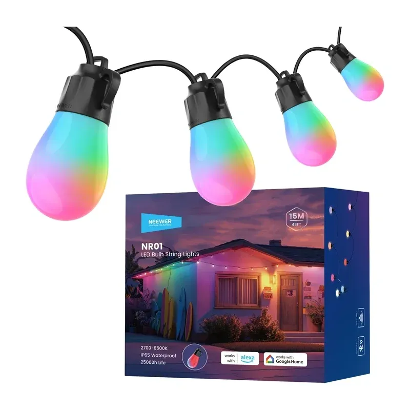 Girlanda Ogrodowa RGB NEEWER NR01 15 m IP65