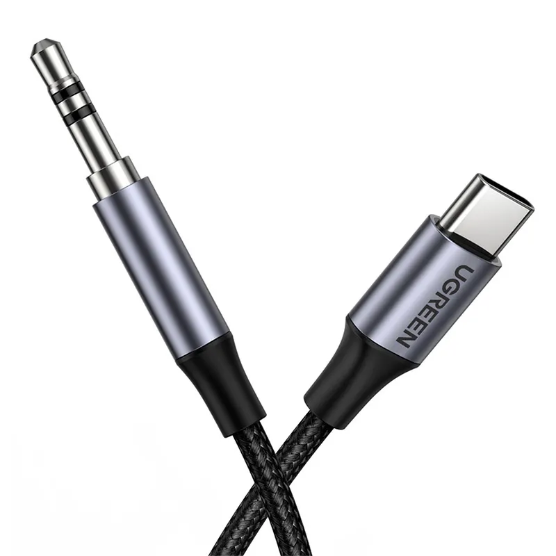 Kabel UGREEN AV143 USB-C Na Jack 3,5mm 1m - Czarny