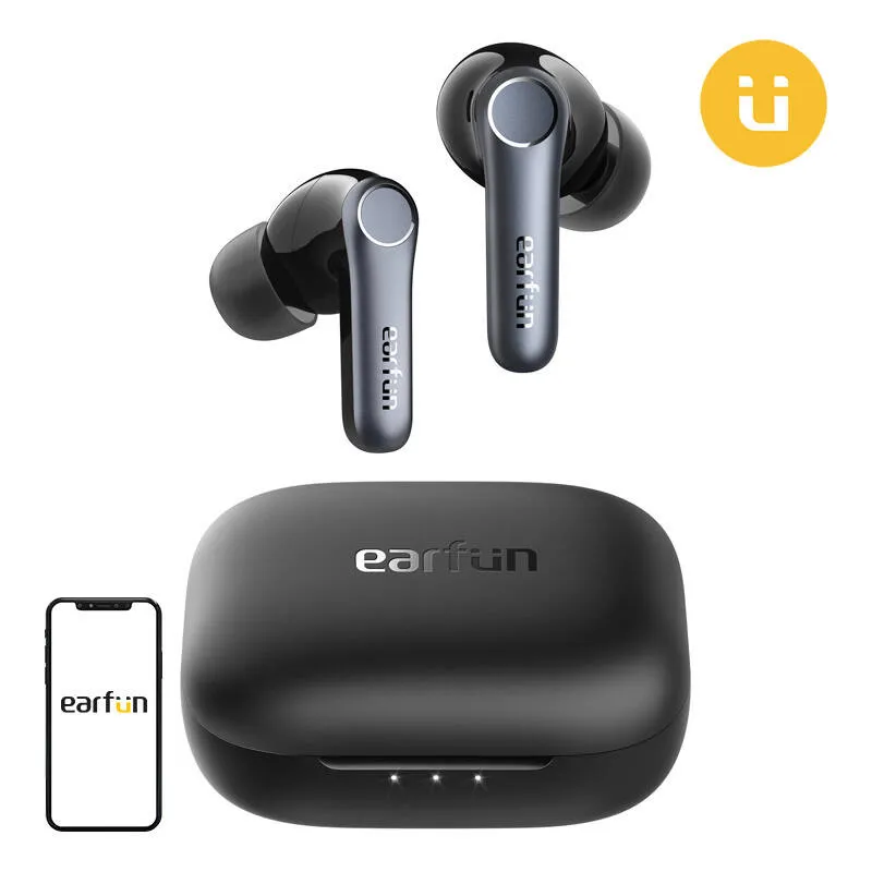 Słuchawki TWS EARFUN Air Pro 4 ANC USB-C - Czarne