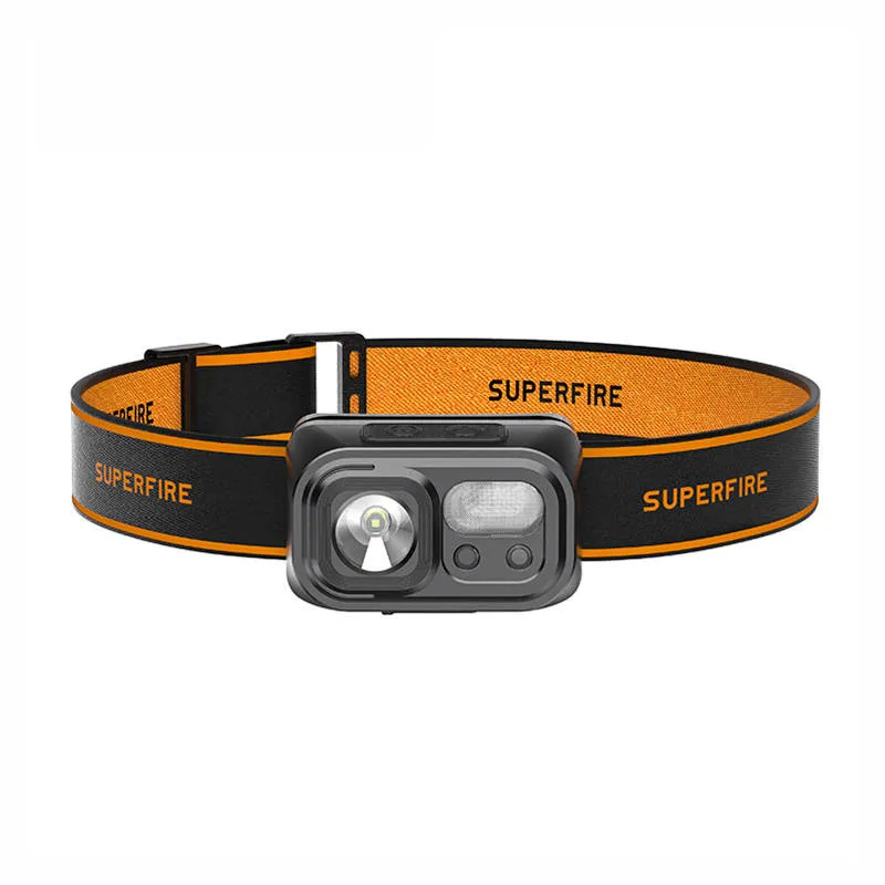 Latarka Czołowa SUPERFIRE HL23 220LM USB-C - Czarny