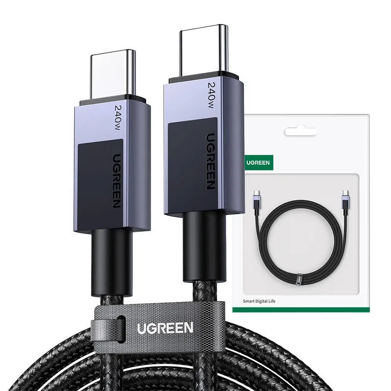 Kabel USB-C Do USB-C UGREEN L513 240W PD (Szary) 2m
