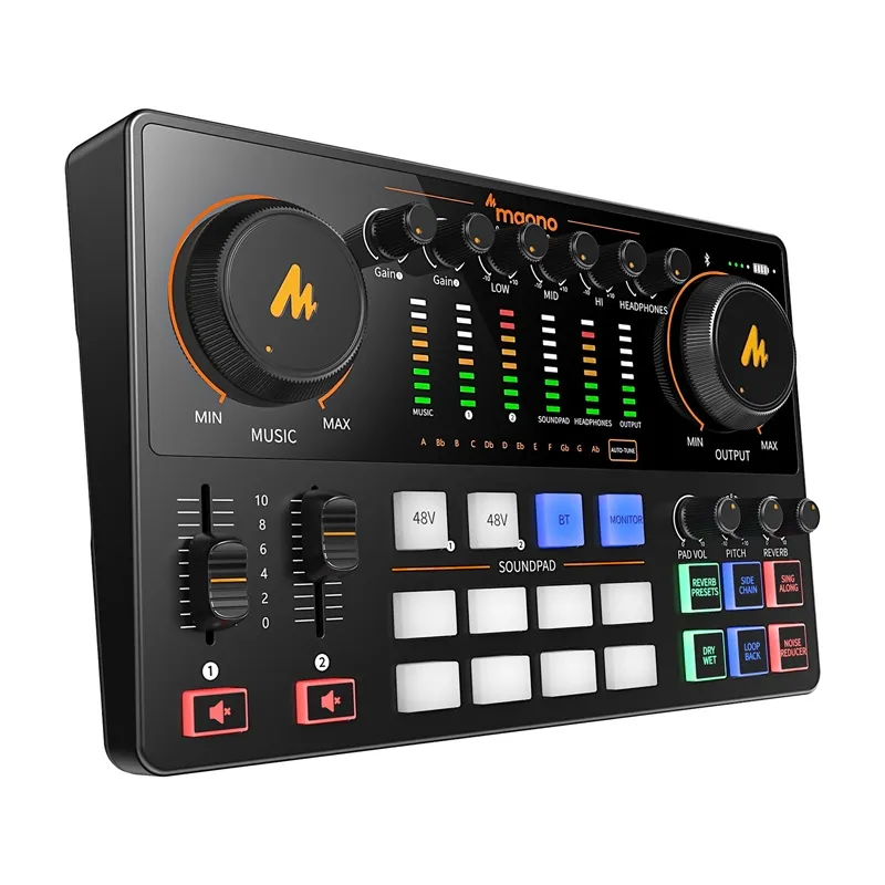 Karta Dźwiękowa MAONO AME2 GEN2 - 2 Mikrofony Zasilanie Phantom
