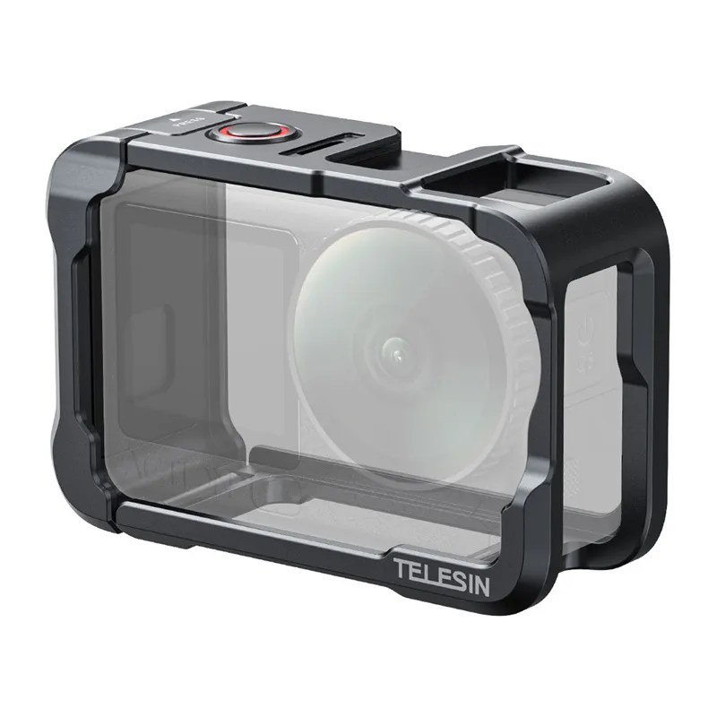 Metalowa Obudowa Ochronna TELESIN Dla DJI Osmo Action 6 - Srebrna