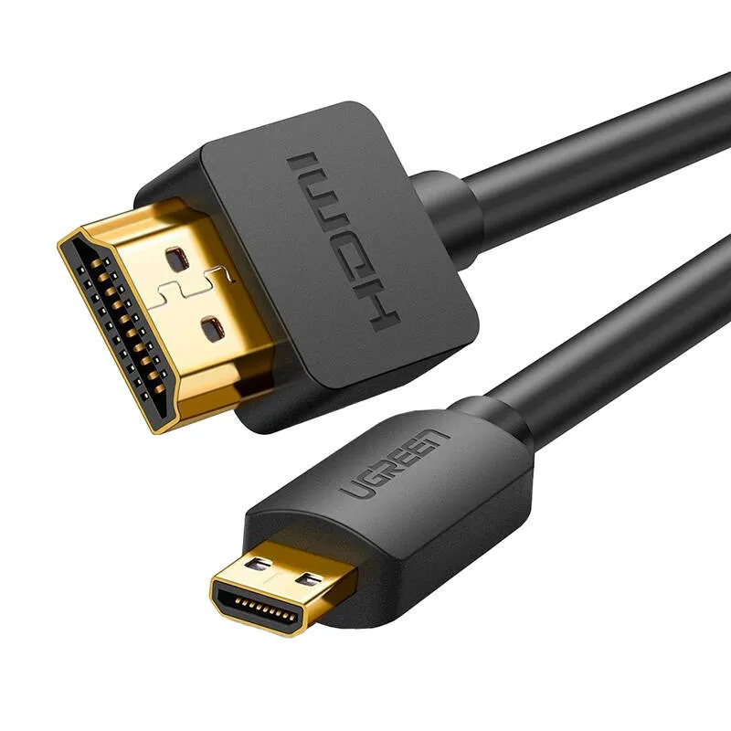 Kabel UGREEN HD127 Micro HDMI-HDMI 3m 4K - Czarny
