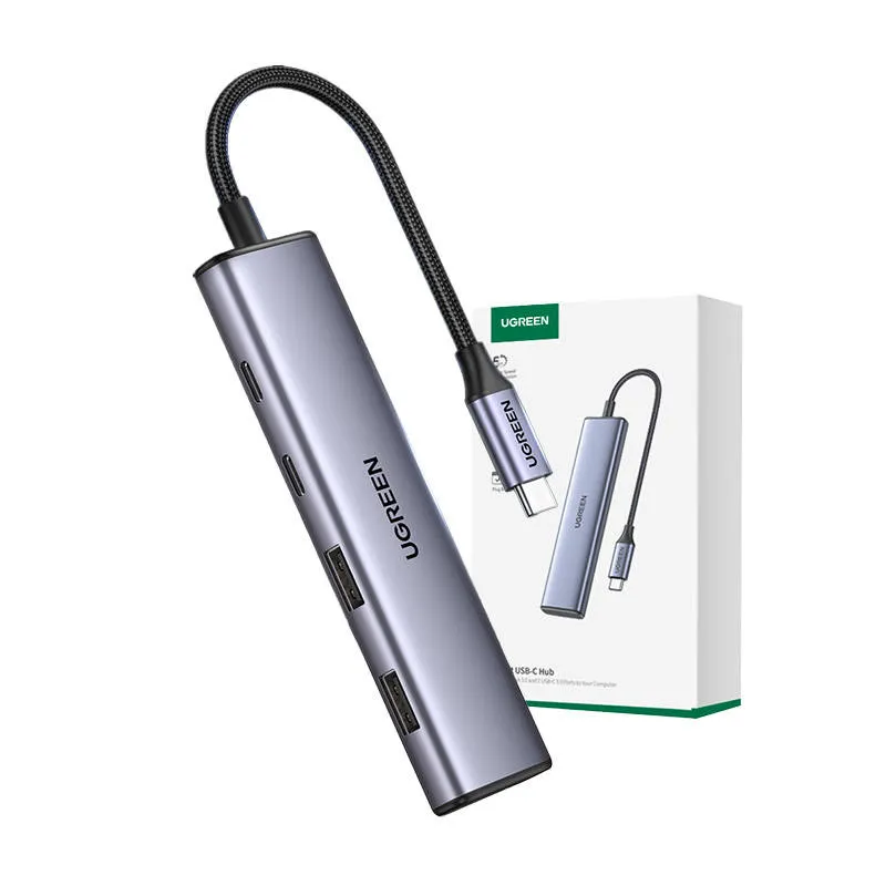 Hub USB-C UGREEN CM473 4-PORTOWY USB-A/USB-C 3.1 GEN1