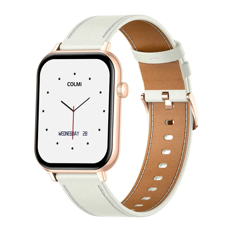 Smartwatch COLMI C28 AMOLED 1,93" Kwadratowy - Złoty