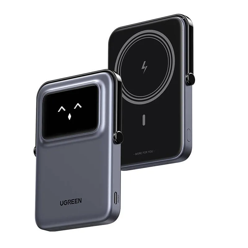 Powerbank Magnetyczny UGREEN Uno PB571 5000mAh USB-C - Szary