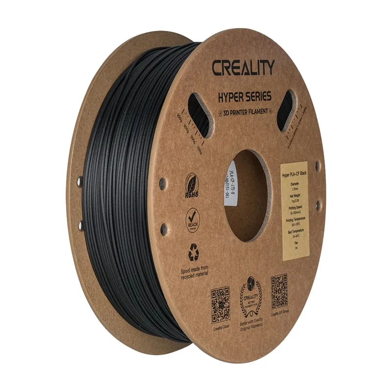 Filament CREALITY Hyper PLA-CF 1kg Do Druku 3D - Czarny