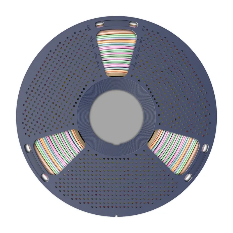 Filament SUNLU PLA+ Silk 1.75mm 1kg Do Druku 3D - Rainbow 04