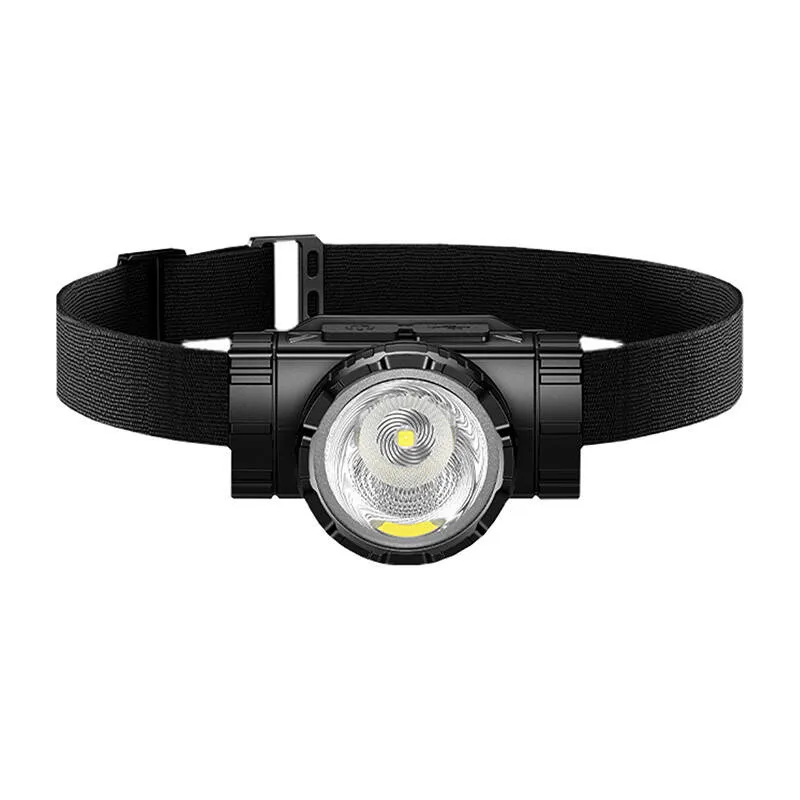 Latarka Czołowa SUPERFIRE HL96 100 Lm USB - Czarny