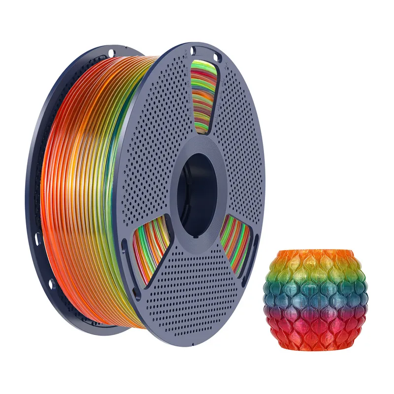 Filament SUNLU PLA 1.75mm 1kg Rainbow 01 (Przezroczysty)