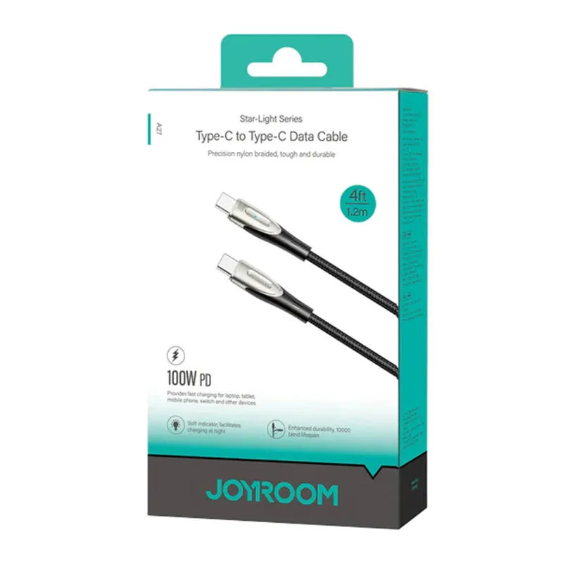 Kabel USB-C Do USB-C JOYROOM SA27-CC5 100W 1,2m - Czarny