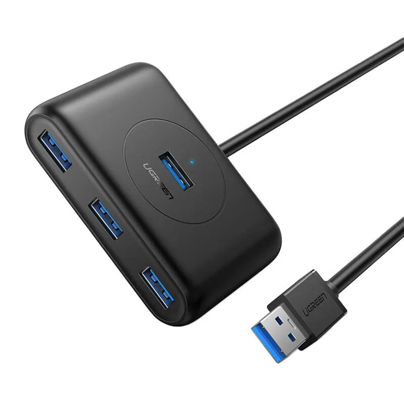 Hub UGREEN CR113 4-PORTOWY USB 3.0 1m - Czarny