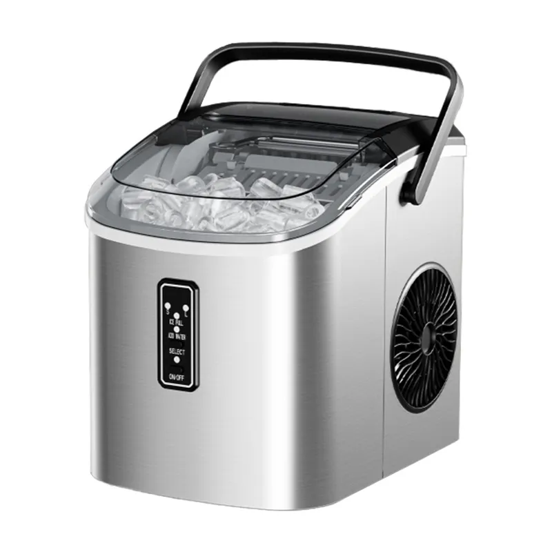 Kostkarka Do Lodu EUHOMY IM08 1,2l 12KG/DOBĘ - Srebrna
