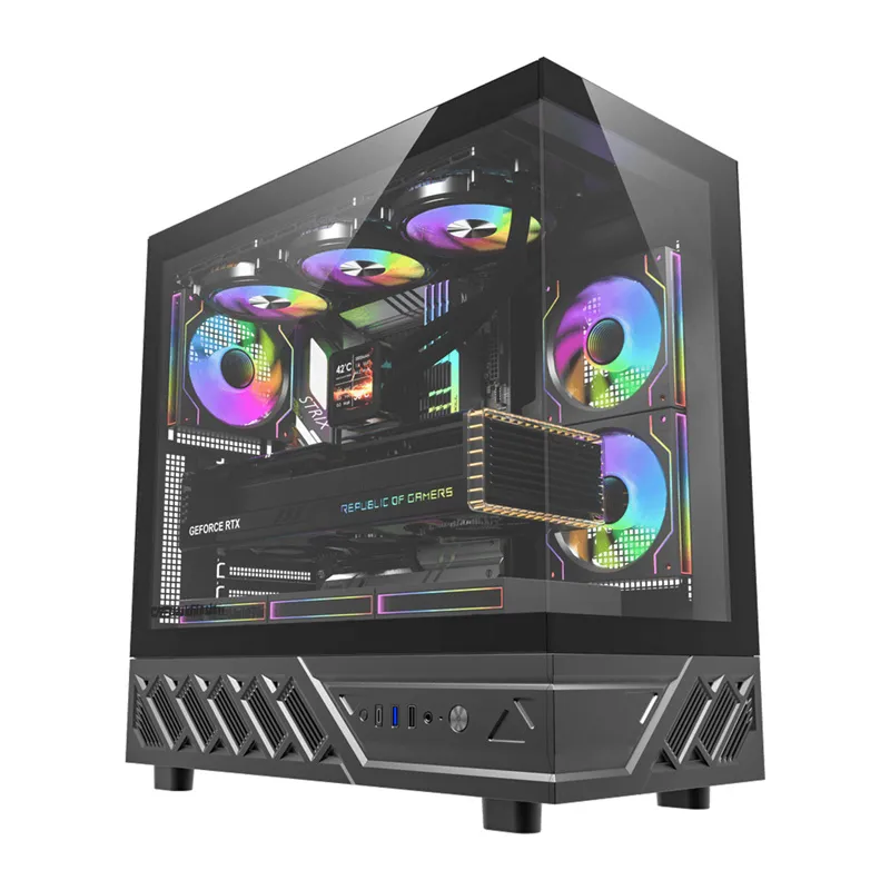 Obudowa Komputerowa DARKFLASH DS950 ATX + 6 Wentylatorów - Czarna